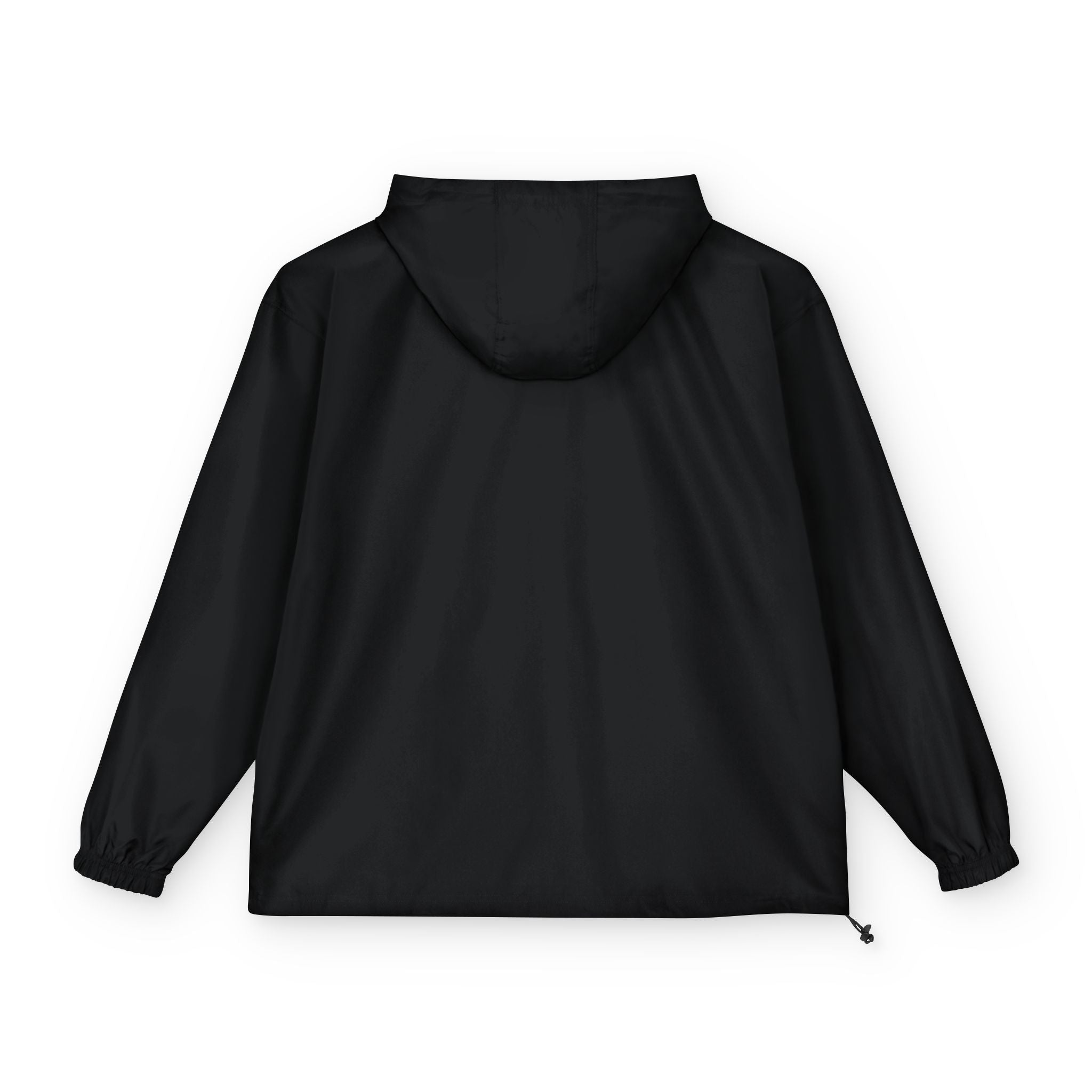 Orange Packable Anorak Jacket with Sequin Heart Patch