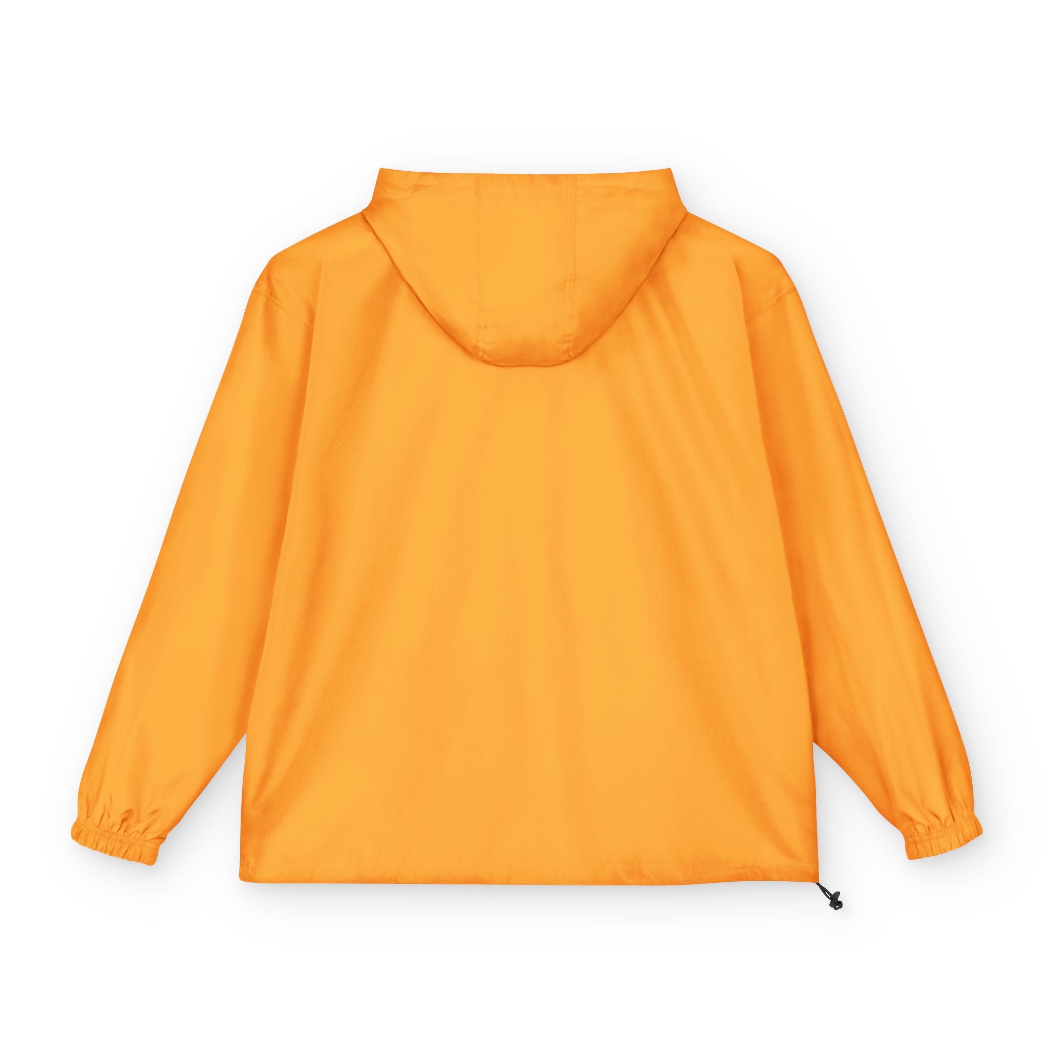 Orange Packable Anorak Jacket with Sequin Heart Patch