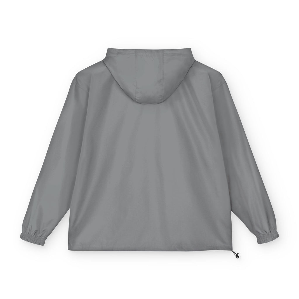 Orange Packable Anorak Jacket with Sequin Heart Patch