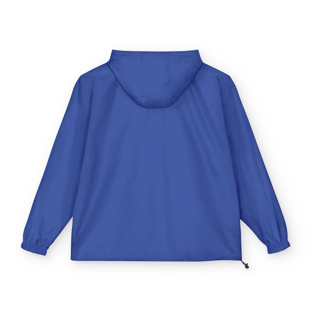 Orange Packable Anorak Jacket with Sequin Heart Patch