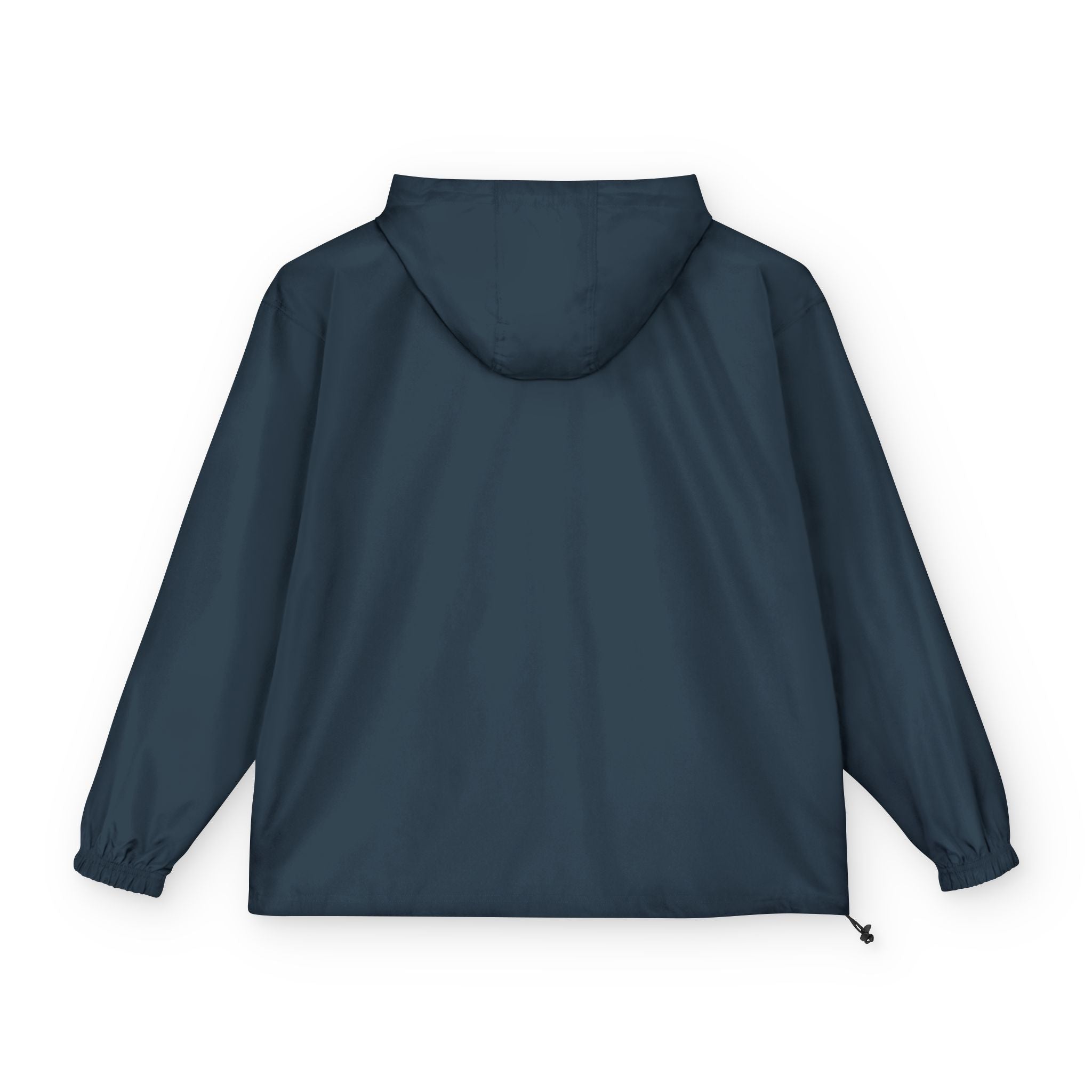 Orange Packable Anorak Jacket with Sequin Heart Patch